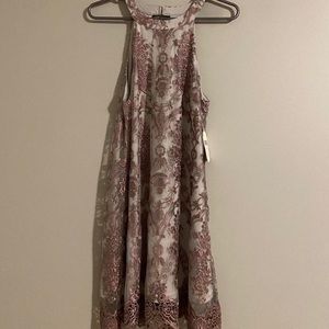 High Neck lacey altard state dress